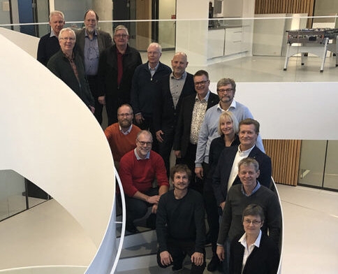 Medlemmene i Nordisk vannskaderåd representerer flere grupper fra bransjen. Her er de samlet i 2019. Foto: Nordisk vannenskaderåd